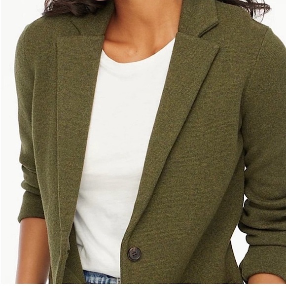 J. Crew Jackets & Blazers - J. Crew Schoolboy Sweater Blazer Tailored Like New